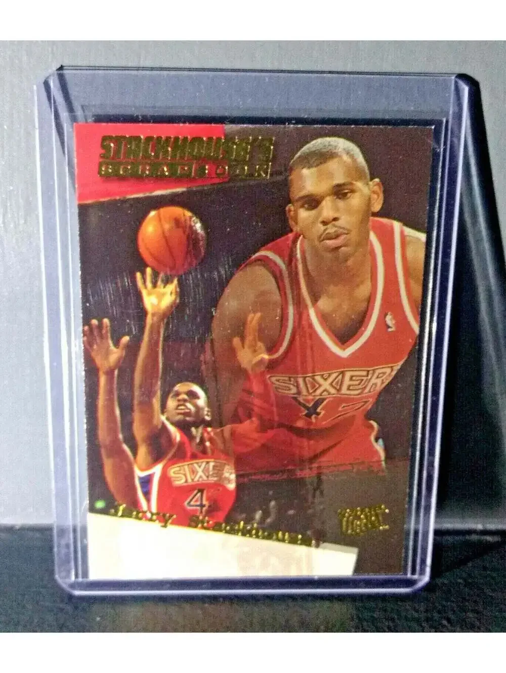 1995-96 Jerry Stackhouse Fleer Ultra Stackhouse's Scrapbook #S-4 Basketball Card
